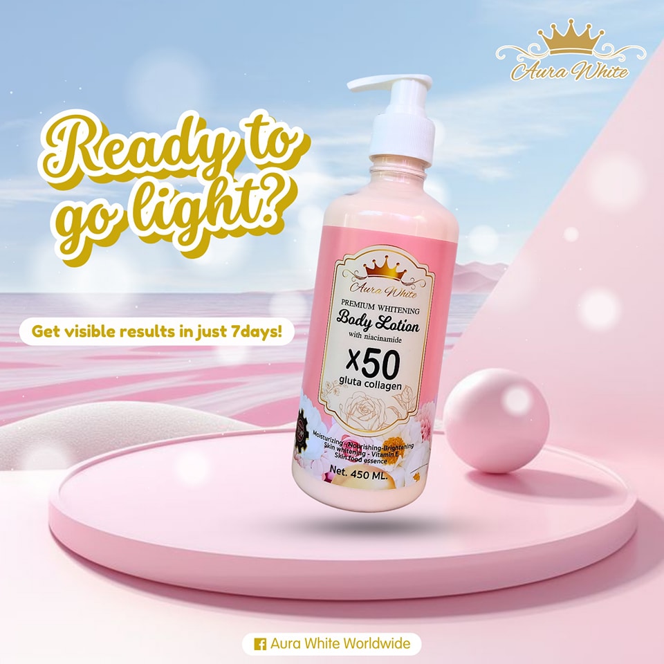Aura white premium lotion